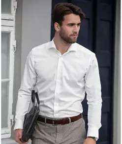 Camicia da lavoro Portland slim fit – super non-iron Nimbus