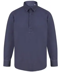 Camicia da lavoro stile pullover in drill Front Row