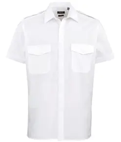 Camicia da pilota a maniche corte Premier