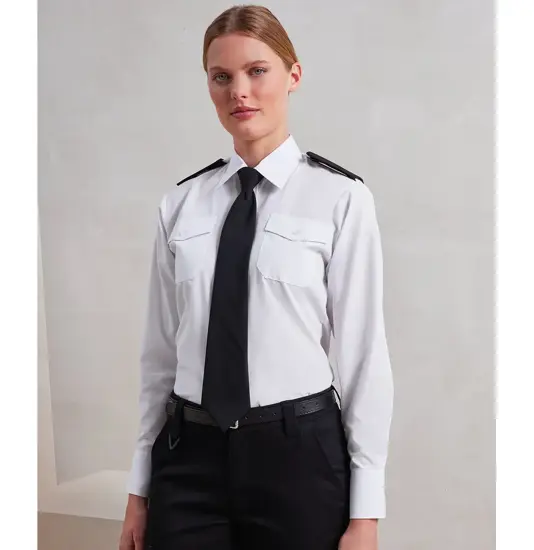 Camicia da pilota a maniche lunghe da donna Premier
