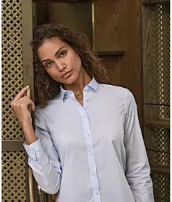 Camicia di lusso elasticizzata da donna (4025) Tee Jays