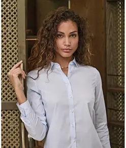 Camicia di lusso elasticizzata da donna (4025) Tee Jays