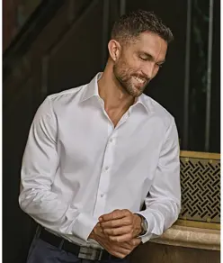 Camicia di lusso slim fit (4021) Tee Jays
