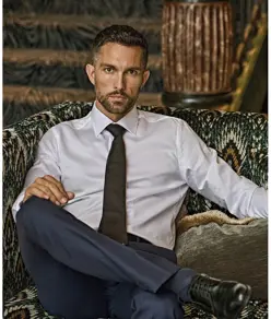 Camicia di lusso slim fit (4021) Tee Jays