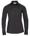 Camicia donna a maniche lunghe in popeline policotone easycare Russell