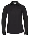 Camicia donna a maniche lunghe in popeline policotone easycare Russell