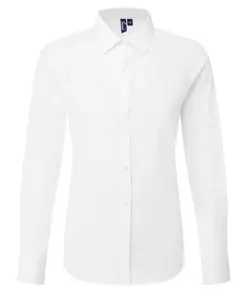 Camicia donna in popeline a maniche lunghe ‘Recyclight’ Premier