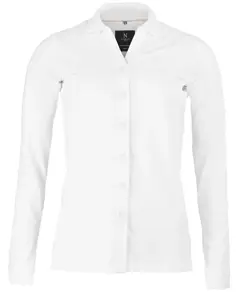 Camicia donna Kingston – piqué elasticizzato deluxe Nimbus