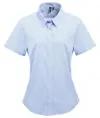 Camicia in cotone a maniche corte da donna Microcheck (Gingham) Premier