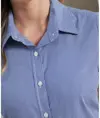 Camicia in cotone a maniche corte da donna Microcheck (Gingham) Premier