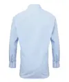 Camicia in cotone a maniche lunghe a microquadri (Gingham) Premier