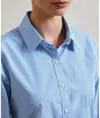 Camicia in cotone a maniche lunghe Microcheck (Vichy) donna Premier
