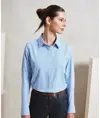 Camicia in cotone a maniche lunghe Microcheck (Vichy) donna Premier