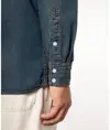 Camicia in denim a maniche lunghe da uomo Kariban