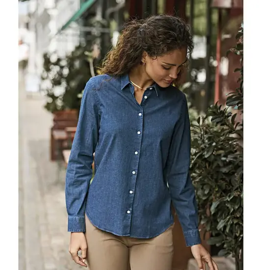 Camicia in denim donna (4005) Tee Jays