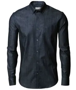 Camicia in denim slim fit Torrance – stile grezzo Nimbus