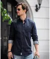 Camicia in denim slim fit Torrance – stile grezzo Nimbus