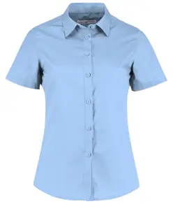 Camicia in popeline a maniche corte donna Kustom Kit