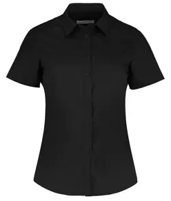Camicia in popeline a maniche corte donna Kustom Kit