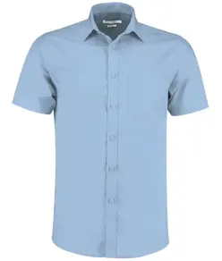 Camicia in popeline a maniche corte (tailored fit) Kustom Kit