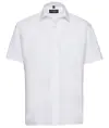 Camicia in popeline di policotone a maniche corte easycare Russell