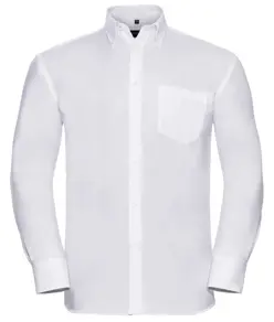 Camicia irrestringibile a manica lunga non-iron Russell