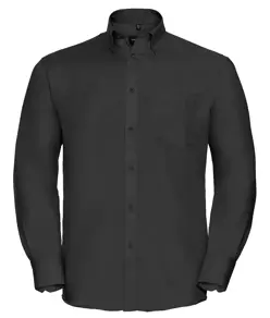 Camicia irrestringibile a manica lunga non-iron Russell