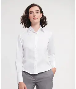 Camicia non-stiro ultimate donna a maniche lunghe Russell