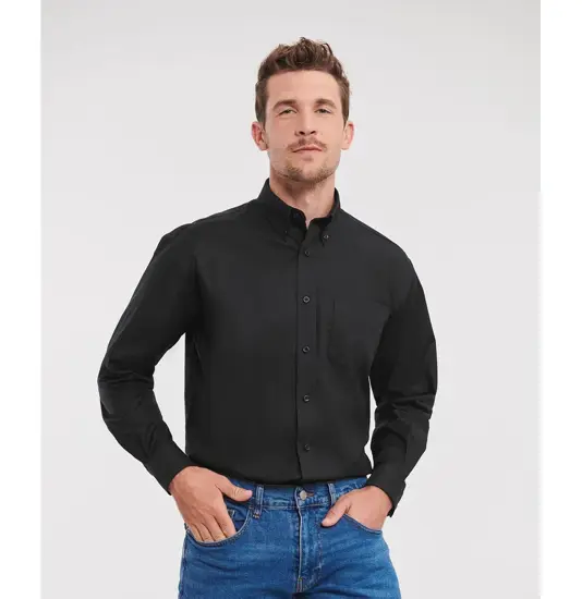 Camicia Oxford a maniche lunghe di facile manutenzione Russell
