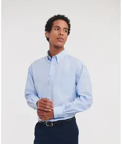 Camicia Oxford a maniche lunghe di facile manutenzione Russell