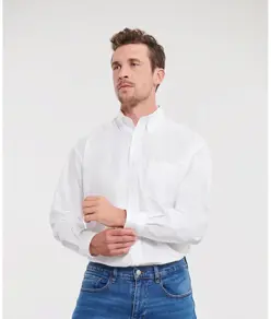 Camicia Oxford a maniche lunghe di facile manutenzione Russell
