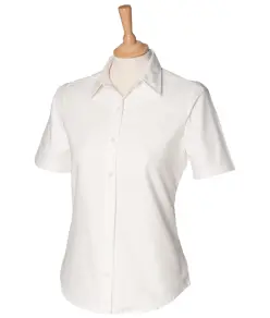 Camicia Oxford classica donna a manica corta Henbury