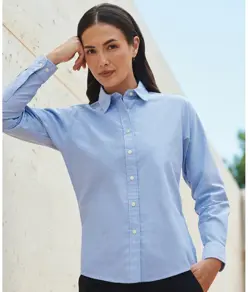 Camicia Oxford classica donna a manica lunga Henbury
