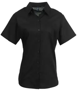 Camicia Oxford da donna a maniche corte Signature Premier