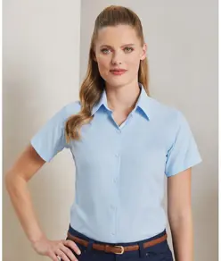Camicia Oxford da donna a maniche corte Signature Premier