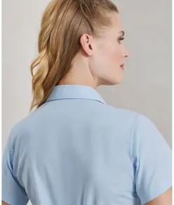 Camicia Oxford da donna a maniche corte Signature Premier