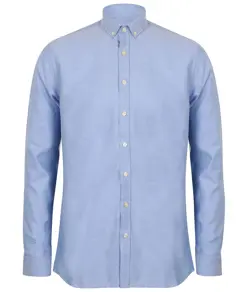Camicia Oxford moderna a maniche lunghe Henbury