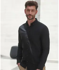 Camicia Oxford moderna a maniche lunghe Henbury