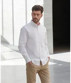Camicia Oxford moderna a maniche lunghe Henbury