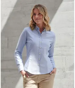Camicia Oxford moderna da donna a maniche lunghe Henbury