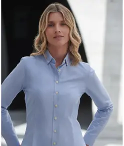 Camicia Oxford moderna da donna a maniche lunghe Henbury