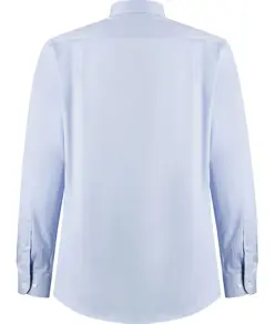 Camicia Oxford premium a contrasto a maniche lunghe (collo button-down, taglio sfiancato) Kustom Kit