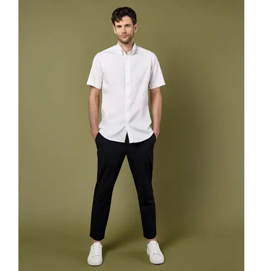 Camicia Oxford premium a maniche corte (taglio sartoriale) Kustom Kit