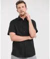 Camicia Oxford sartoriale a maniche corte easycare Russell