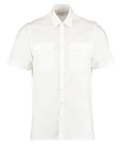 Camicia pilota a maniche corte (tailored fit) Kustom Kit