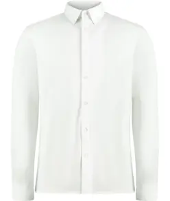 Camicia piqué a manica lunga Superwash® 60° (taglio sagomato) Kustom Kit