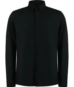 Camicia piqué a manica lunga Superwash® 60° (taglio sagomato) Kustom Kit