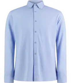 Camicia piqué a manica lunga Superwash® 60° (taglio sagomato) Kustom Kit