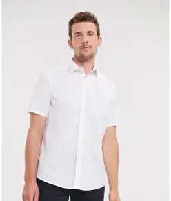 Camicia sfiancata a maniche corte easycare Russell