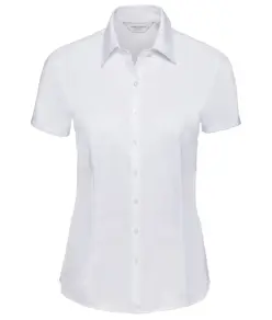 Camicia spigata donna a manica corta Russell